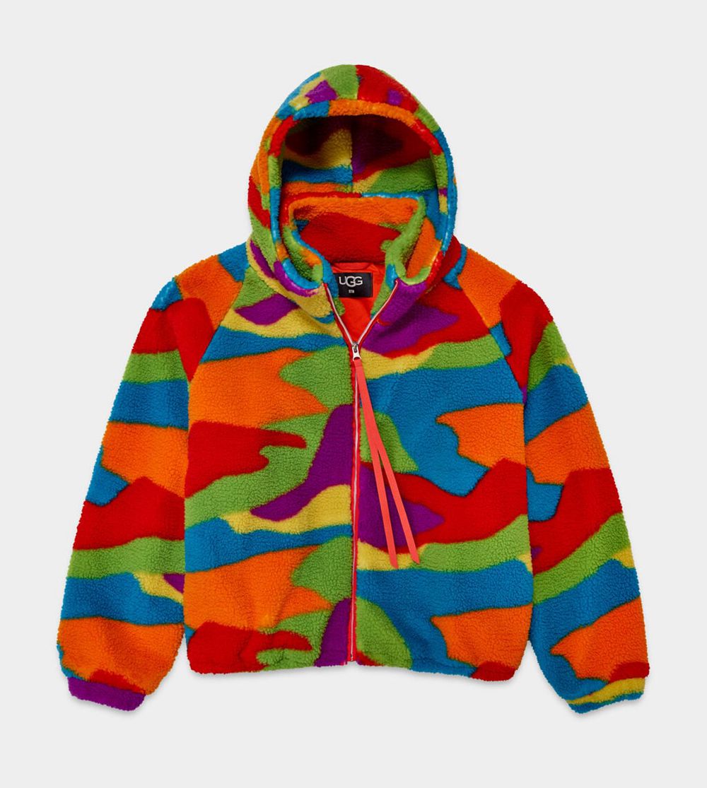 Ugg Jackets Canada - Ugg Men's Pride Sherpa Rainbow Stripes